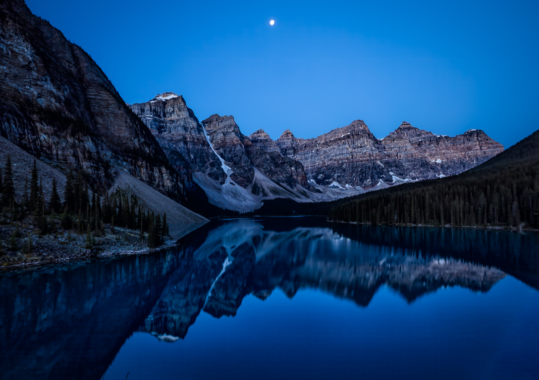 Moon Over Lake Moraine by Michael Jack (Group 36)